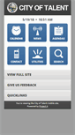 Mobile Screenshot of cityoftalent.org